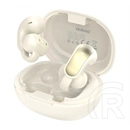 Dudao u20 pro bluetooth fülhallgató sztereo (v5.4, tws, fülre csíptethető, mikrofon + töltőtok) fehér