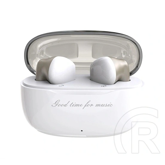 Dudao u8 bluetooth fülhallgató sztereo (v5.3, tws, mikrofon + töltőtok) fehér