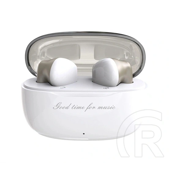 Dudao u8 bluetooth fülhallgató sztereo (v5.3, tws, mikrofon + töltőtok) fehér