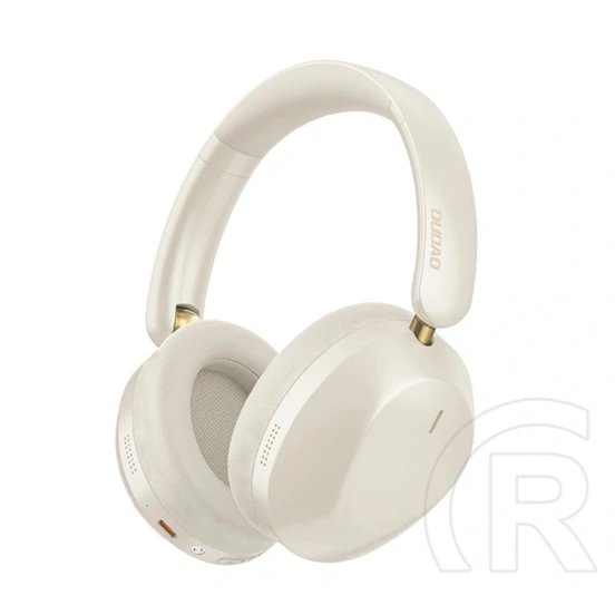 Dudao x22 max bluetooth fejhallgató sztereo (v5.4, mikrofon, zajszűrő, összehajtható, 3.5mm jack aljzat) bézs