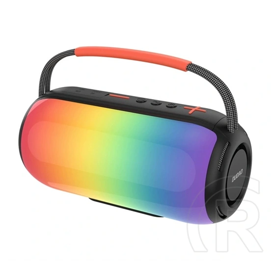 Dudao y21 bluetooth hordozható hangszóró (v5.3, aux kimenet, rgb) fekete