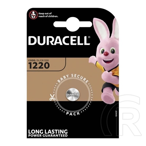 Duracell gombelem (cr1220, 3v, lítium) 1db/csomag