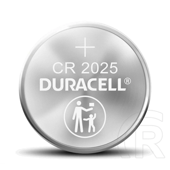 Duracell gombelem (cr2025, 3v, lítium) 5db/csomag