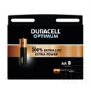 Duracell optimum tartós elem (aa, lr6, 1.5v, alkáli) 8db/csomag
