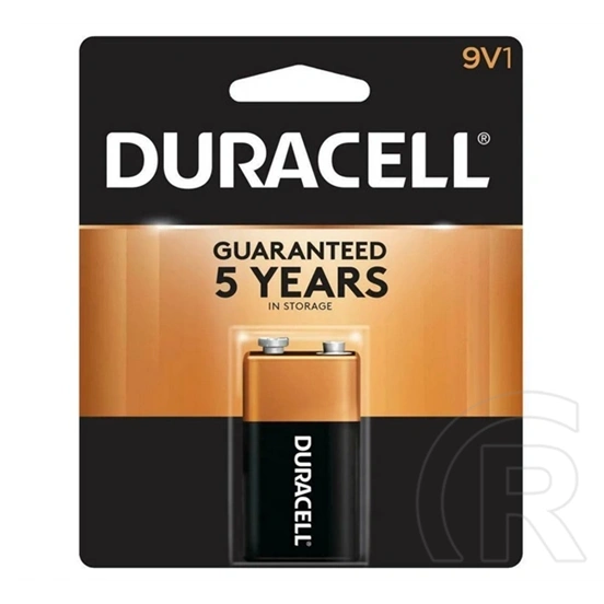 Duracell tartós elem (6lr61, 9v, alkáli) 1db/csomag