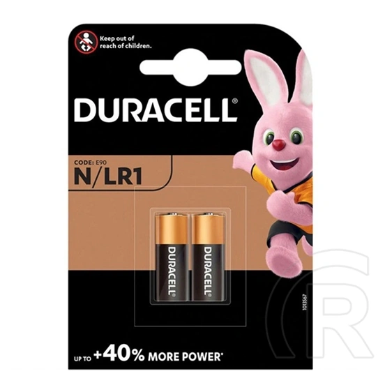Duracell tartós elem (n, lr1, 1.5v, alkáli) 2db/csomag