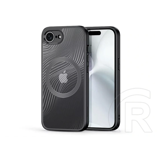 Dux Ducis Aimo Series tok (Apple iPhone 16e, fekete/átlátszó)