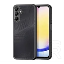 Dux Ducis Aimo szilikon telefonvédő (ütésállóság, kameravédő, matt, hullámos minta, fekete)