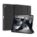 Dux Ducis Apple Ipad Air 13 (2024) domo, bőr hatású (aktív flip, trifold, asztali tartó, ceruza tartó) fekete