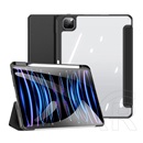 Dux Ducis Apple Ipad Pro 11 (2024) toby, bőr hatású (aktív flip, trifold, asztali tartó, ceruza tartó) fekete