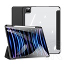 Dux Ducis Apple Ipad Pro 13 (2024) toby, bőr hatású (aktív flip, trifold, asztali tartó, ceruza tartó) fekete