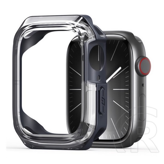 Dux Ducis Apple Watch Series 10 42mm tamo szilikon keret (bumper, ütésállóság) sötétkék