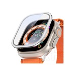 Dux Ducis Apple Watch Ultra 2 49mm flas kijelzővédő üveg (alumínium keret, 9h) ezüst