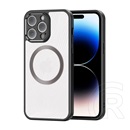 Dux Ducis Apple iPhone 13 Pro aimo védő (közepesen ütésálló,  keret, kamera védelem, magsafe, hullám minta) fekete