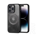 Dux Ducis Apple iPhone 15 Pro aimo védő (közepesen ütésálló,  keret, kamera védelem, magsafe, hullám minta) fekete