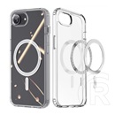 Dux Ducis Apple iPhone 16e clin szilikon telefonvédő (ütésállóság, légpárnás sarok, magsafe) átlátszó