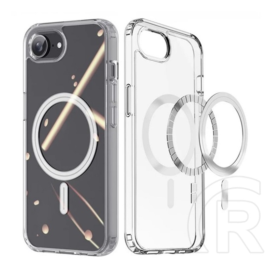 Dux Ducis Apple iPhone 16e clin szilikon telefonvédő (ütésállóság, légpárnás sarok, magsafe) átlátszó