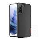 Dux Ducis Fino Samsung Galaxy S21 Plus (SM-G996) szilikon telefonvédő (műanyag belső, közepesen ütésálló, rács minta)
