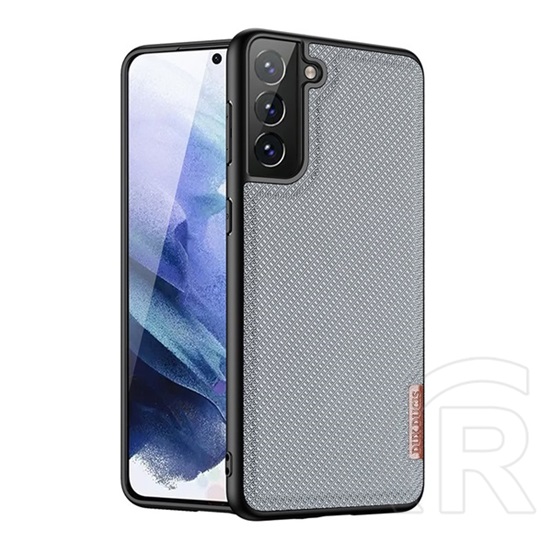 Dux Ducis Fino Samsung Galaxy S21 Plus (SM-G996) szilikon telefonvédő (műanyag belső, közepesen ütésálló, rács minta)