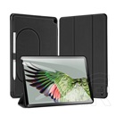Dux Ducis Google Pixel Tablet domo tok álló, bőr hatású (aktív flip, trifold, érintőceruza tartó, textil minta) fekete