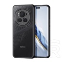 Dux Ducis Honor Magic6 Pro 5G aimo műanyag telefonvédő (ütésállóság, szilikon keret, kameravédő, matt, hullám) fekete