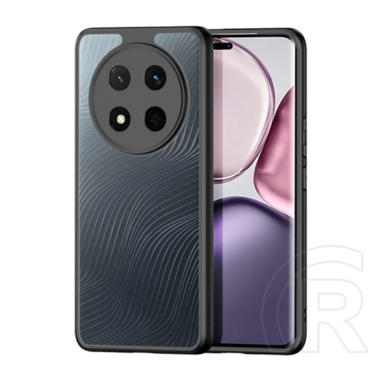 Dux Ducis Honor Magic7 Lite aimo szilikon telefonvédő (ütésállóság, kameravédő, matt, hullám) fekete
