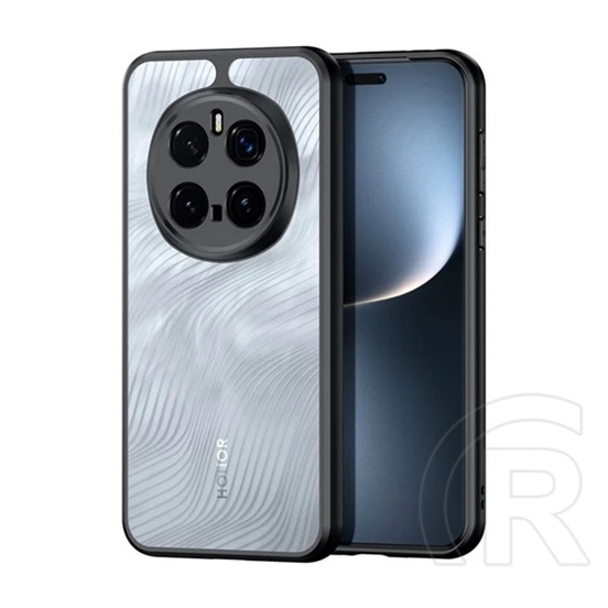 Dux Ducis Honor Magic7 Pro aimo szilikon telefonvédő (ütésállóság, kameravédő, matt, hullám) fekete