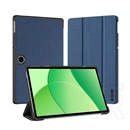 Dux Ducis OnePlus Pad Lite domo tok álló, bőr hatású (aktív flip, trifold, asztali tartó, textil minta) sötétkék
