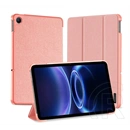 Dux Ducis Redmi Pad 2 9.7 domo tok álló, bőr hatású (aktív flip, trifold, asztali tartó, textil minta) rózsaszín