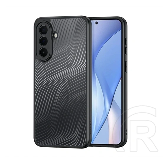 Dux Ducis Samsung A37 5G aimo szilikon telefonvédő (ütésállóság, kameravédő, matt, hullám) fekete
