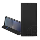 Dux Ducis Samsung A37 5G skin pro tok álló, bőr hatású (flip, oldalra nyíló, kártyazseb, asztali tartó) fekete