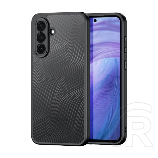 Dux Ducis Samsung Galaxy A56 5G (SM-A566)  aimo szilikon telefonvédő (ütésállóság, kameravédő, matt, hullám) fekete