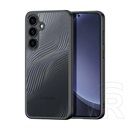 Dux Ducis Samsung Galaxy S25 (SM-S931) aimo szilikon telefonvédő (ütésállóság, kameravédő, matt, hullám) fekete