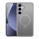 Dux Ducis Samsung Galaxy S25 (SM-S931) yind szilikon védő (ütésálló, kameravédő, matt, magsafe, kitámasztó) átlátszó