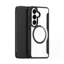 Dux Ducis Samsung S26 Plus skin x pro tok álló, bőr hatású (flip, oldalra nyíló, rfid, magsafe) fekete