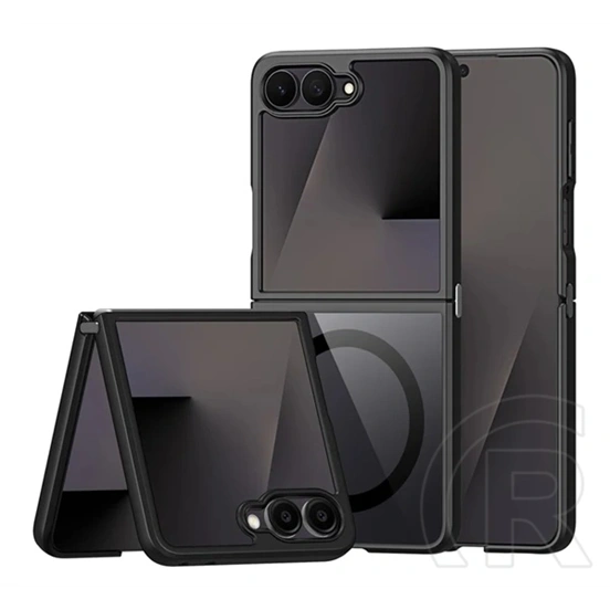 Dux Ducis Samsung Z Flip8 aimo szilikon telefonvédő (ütésállóság, kameravédő, magsafe) fekete