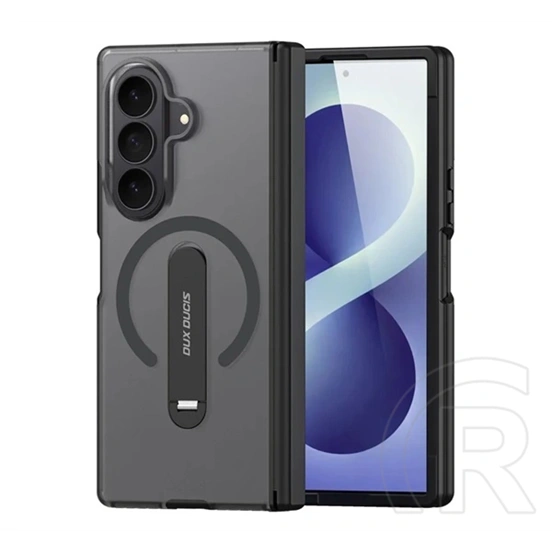 Dux Ducis Samsung Z Fold8 Ultra kind szilikon telefonvédő (ütésállóság, kitámasztó, matt, mágneses) fekete