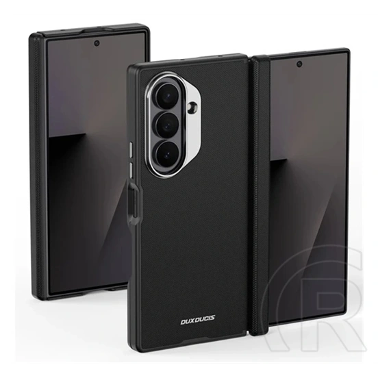 Dux Ducis Samsung Z Fold8 Ultra vyne műanyag telefonvédő (ütésállóság, gumírozott, érdes felület, mágneses) fekete