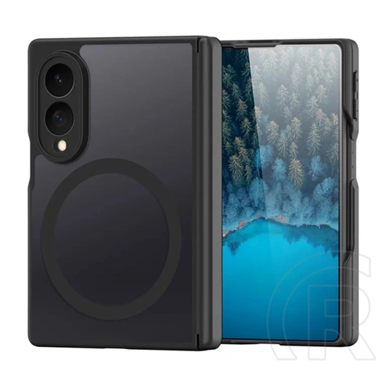 Dux Ducis Samsung Z Fold8 expn szilikon telefonvédő (ütésállóság, kameravédő, matt, magsafe, zsanér védelem) fekete