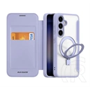 Dux Ducis Skin X Pro álló tok (oldalra nyíló, kitámasztó, RFID, bőr hatás, magsafe, lila)
