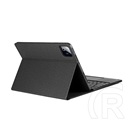 Dux Ducis TK Bluetooth billentyűzet és touchpad (asztali tartó, QWERTY, ceruzatartó, fekete)