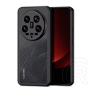 Dux Ducis Xiaomi 14 Ultra aimo műanyag telefonvédő (ütésállóság, szilikon keret, kameravédő, matt, hullám) fekete