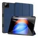 Dux Ducis Xiaomi Pad 6S Pro Dux Ducis domo, bőr hatású (aktív flip, trifold, asztali tartó, ceruza tartó) sötétkék