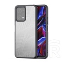 Dux Ducis Xiaomi Redmi Note 12 5G aimo védő (közepesen ütésálló,  keret, kamera védelem, matt, hullám minta) fekete