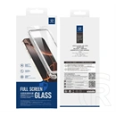 Dux Ducis iPhone 17 roga képernyővédő üveg (2.5d, full screen, tokbarát, 0.3mm, 9h + segédkeret) fekete