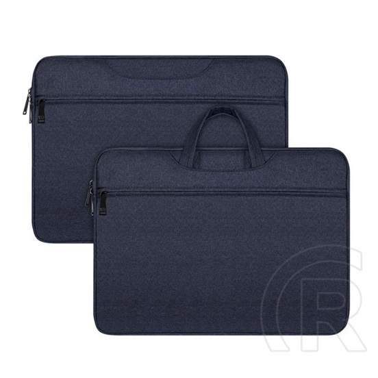 Dux Ducis lbtc kézitáska álló laptop/notebook/tablet (univerzális, textil, kézpánt, 13-13.9" méret) sötétkék