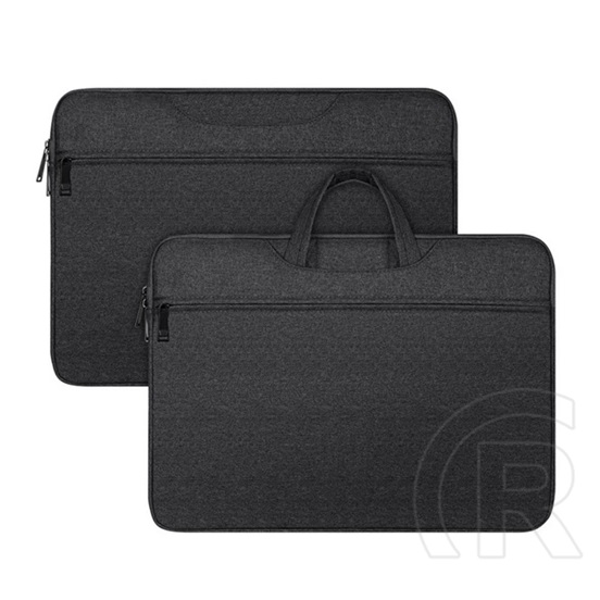 Dux Ducis lbtc kézitáska álló laptop/notebook/tablet (univerzális, textil, kézpánt, 14-15.4" méret) fekete
