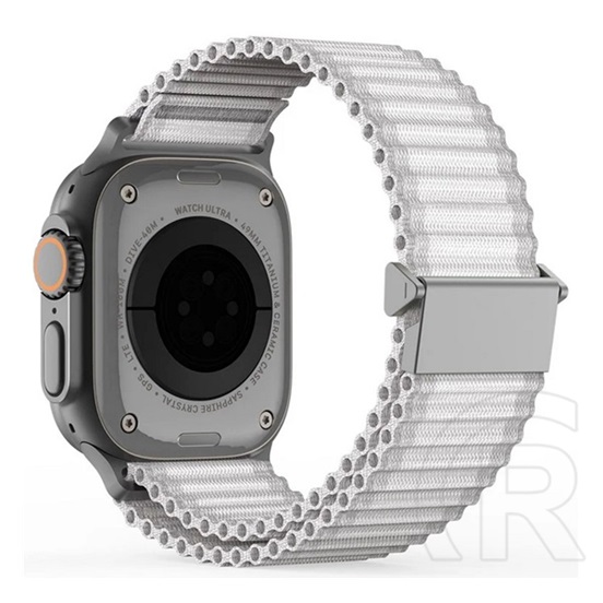 Dux ducis Apple Watch Series 10 42mm  yc pótszíj (egyedi méret, kicsi, nylon, sport) fehér