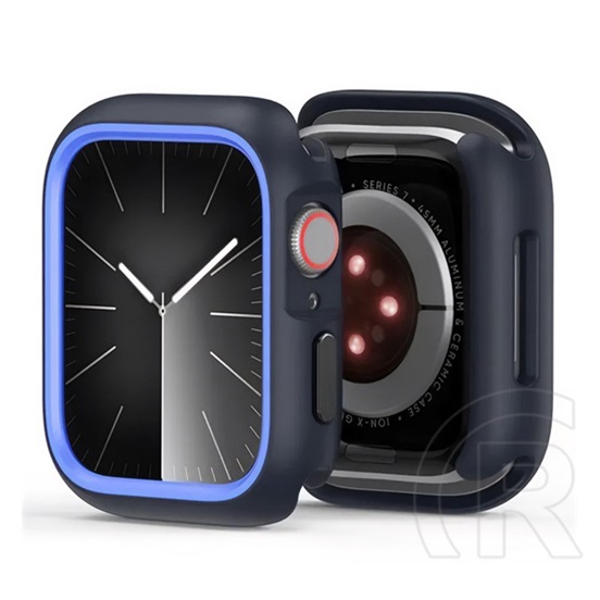 Dux ducis Apple Watch Series 10 46mm bamo műanyag óra keret (ütésállóság) sötétkék