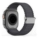 Dux ducis Apple Watch Series 10 46mm  yc pótszíj (egyedi méret, nagy, nylon, sport) sötétszürke